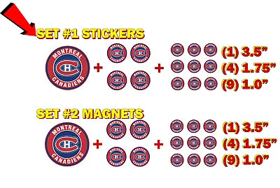 Montreal Canadiens Stickers Pc Laptop Xbox Ps Vr New Stickers Magnets • $6.99
