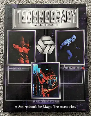 Vtg 1998 White Wolf Technology Assemble 1 Mage Ascension Rpg Sc Book Game Ww4208 • $22.45