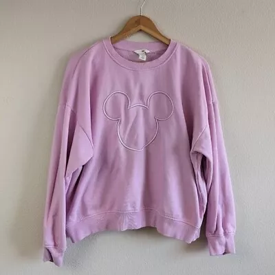 H&M Disney Sweatshirt With Mortif Mickey Mouse Size Medium • $22