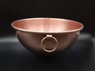 USED - Mauviel M'passion Copper Beating Bowl With Ring • $99.99