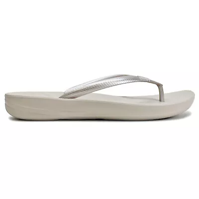 FitFlop Womens Sandals Iqushion Casual Toe-Post Slip-On Open-Back Rubber • £26.26