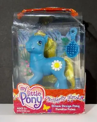2004 My Little Pony Butterfly Island PARADISE PALMS Dream Design Pony ~ NEW • $24.99