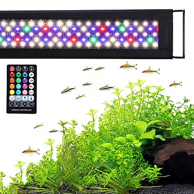 30-120CM Advanced LED Aquarium Light Full Spectrum Aqua Plant Fish Tank Light  • $107.99