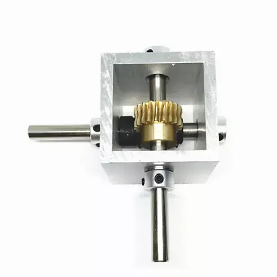 20:1 Right Angle Worm Gearbox 90° Angle Drive Steering Gear Reducer 20T Reductio • $57.99