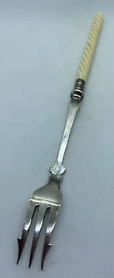 Vintage Silver Pickle Fork With Twist Handle 9'' Long • $48