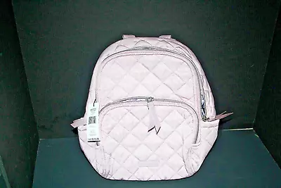 Vera Bradley HYDRANGEA PINK PERFORMANCE TWILL Iconic Small Backpack NWT EXACT • $95