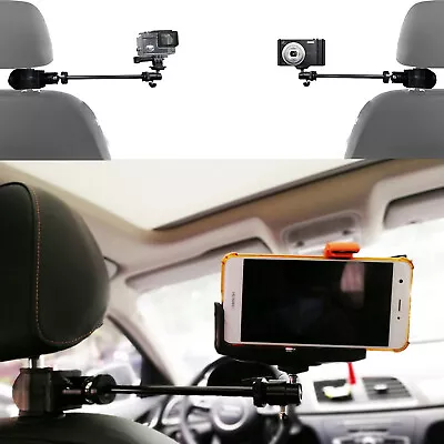 Video Camera Car Headrest Mount For GoPro Action  DSLR Camcorders & Smartphones • $14.27