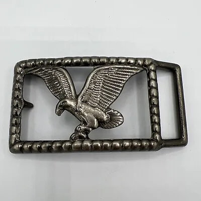 Vintage Western Cut Out Eagle Belt Buckle Metal  Nice Z5 • $9.99