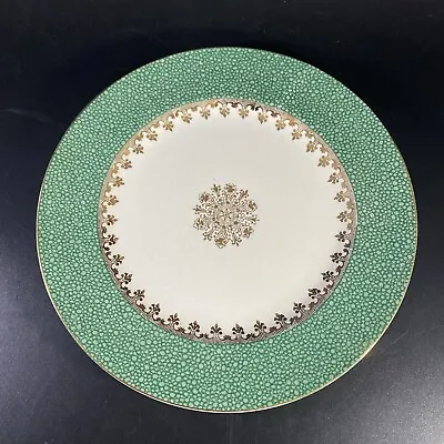 Florida Sol J & G Meakin England 22.5cm Plate 391413 Green & Gold Vintage • £8.59