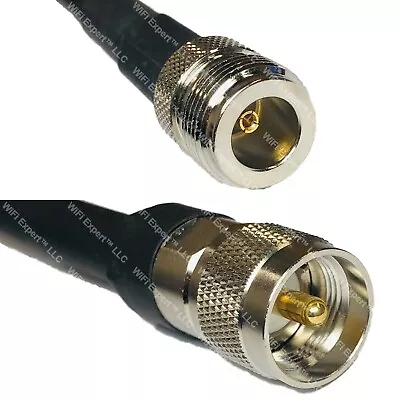 LMR400UF N FEMALE To PL259 UHF Male Coaxial RF Cable USA-Ship Lot • $34.26