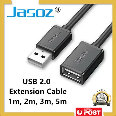 $4.91 • Buy JASOZ USB Extension Data Cable 2.0 A Male To A Female Long Cord For PC & MacBook