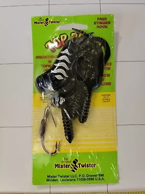 New Old Stock Mister Twister Top Prop Fishing Lure Midnight • $1