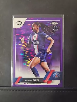 2022-23 Topps Chrome UEFA Women's Champions League Purple 222/299 Laurina Fazer • $3