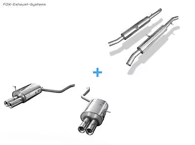 Duplex Complete System BMW 7er E38 730i 735i 740i With Tailpipe Recess 2x90 • $1603.72