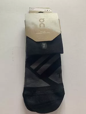 ON Running Socks Performance High Sock Mid Length Black 44-45 RRP 22 • £14.99