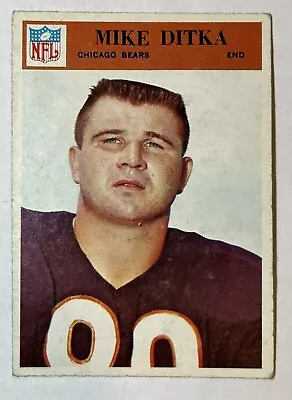 1966 Mike Ditka #32 Philadelphia Gum VG Chicago Bears • $14.95