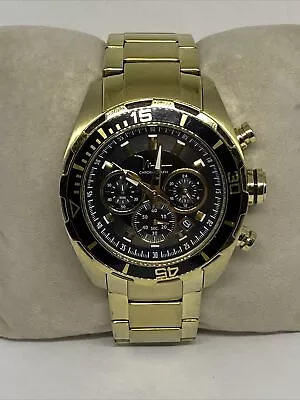 Marc Anthony FMDMA137 Men's Gold Stainless Steel Analog Dial Quartz Watch EY334 • $39.99