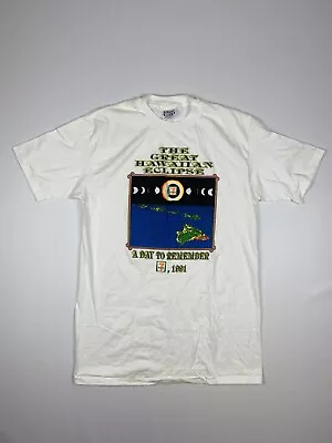 Vtg 90s Hawaii Solar Eclipse Shirt XL Single Stitch USA Beach TC Surf Sun 80s OP • $29.96