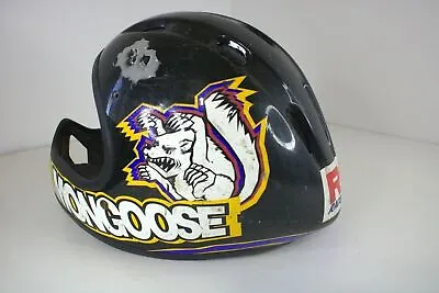 Vintage Mongoose Pro Full Face BMX Racing Helmet 90’s Chrome S/M • $44.99
