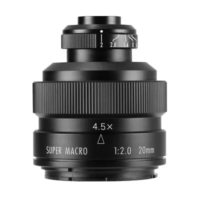 Zhongyi Free Ｗalker 20mm F2.0 Super Macro Close Up Lens For Micro M4/3 Mount • £154.80