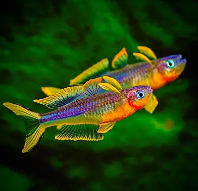 6 X Forked-Tail Rainbowfish Popondetta / Furcata TROPICAL FISH 1-2Cm • £22