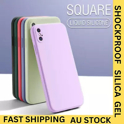 $4.99 • Buy Shockproof Silicone Cover Hard Case IPhone14 13 12 11 Mini Pro Max XR 7/8 Plus