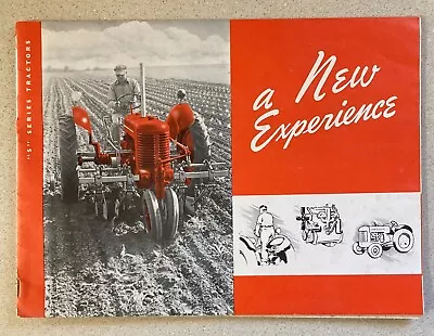 Vintage Original 1942 J.I. Case S Series Tractor Brochure • $15