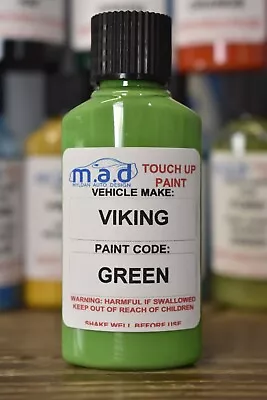 30ml Touch Up Paint Bottle For Viking Lawnmower Green Mower Push Ride On • £6.39