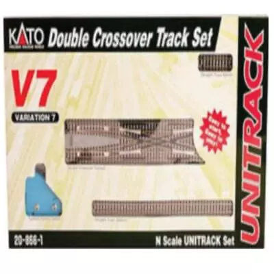 NEW Kato N V7 Set Double Crossover Track 20-866-1 • $86.74