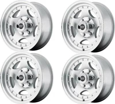 Set 4 American Racing AR23 15x8 5x5 Machined Wheels 15  -19mm Vintage Rims • $672