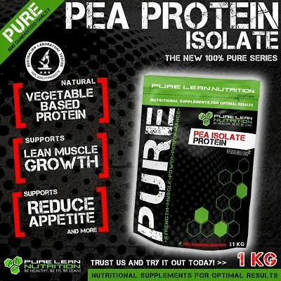 1kg Pea Protein Isolate Vegan Vegetarian Alternative To Whey Protein Wpi Wpc • $33