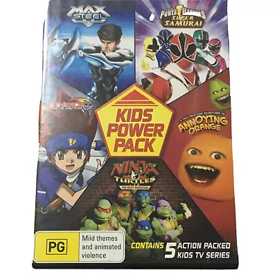Kids Power Pack Region 4 DVD (Power Rangers The Annoying Orange TMNT More) • $5.50