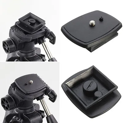 $2.87 • Buy Tripod Quick Release Plate Screw Adapter Mount Head For DSLR SLR Camera  SEQU