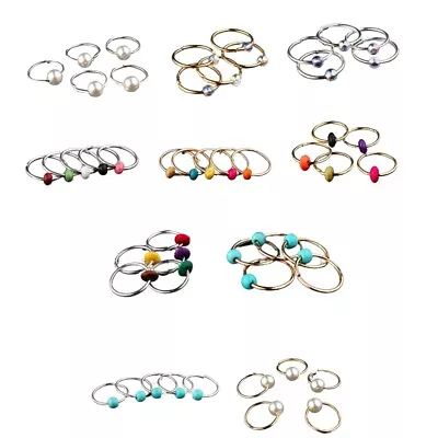 Different Style Hair Rings Braid Hair Clips Jewelry Dreadlock Clasps For Girls • £3.41