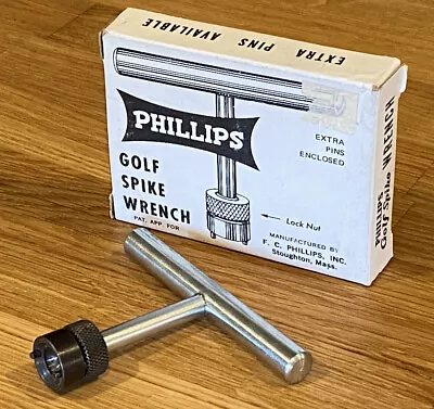 Vintage Phillips Golf Shoes Spike Wrench New In Box - Fast Ship • $21.99