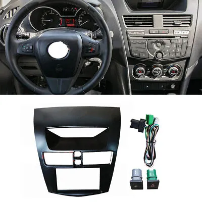 Auto Stereo Radio Fascia Dash Frame Trim 2DIN For Mazda BT-50 2012-2015 New • $131.77