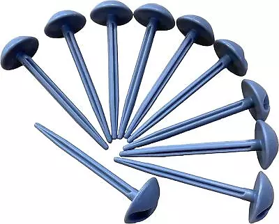 £5.99 • Buy Peggi Groundsheet Pegs 10 Pack Strong Heavy Duty For Camping Hard Wearing