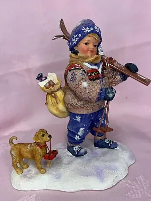 Paintbox Poppets Christmas Delivery By  Christine Haworth Figurine ✅ 249 • £39.99