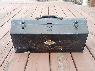 Vintage SHERMAN KLOVE SK TOOLS Tombstone Plumbers Tool Box W Tray 19in USA • $85