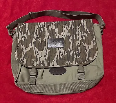 Boyt NWTF Messenger Bag Canvas Mossy Oak Bottomland Camo & Green Hunting • $34.95