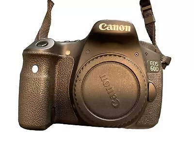 Canon EOS 60D Digital SLR Camera - With Battery Grip BG-E9 3xBatteries & Charger • $350