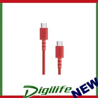 $25 • Buy Anker Powerline Select+ Usb-c To Usb-c 2.0 Cable 6ft - Red Nylon A8033t91