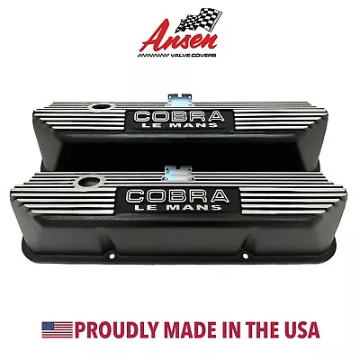 Ford Performance COBRA LE MANS FE Tall Valve Covers - Black Satin - M-6582-B • $275