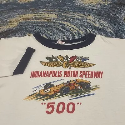 Vintage 60’s Indy 500 Ringer Shirt • $150