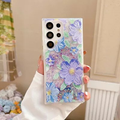 For Oppo Reno 10 8 Pro A78 A58 A57 A77 5GLuminous Pattern Quicksand Glitter Case • $16.98