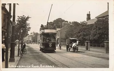 Pre War / Edwardian Postcard Belgrave Leicester Loughborough Road • £2.90