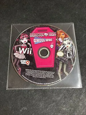 Nintendo Wii Monster High: Ghoul Spirit TESTED • $6.99