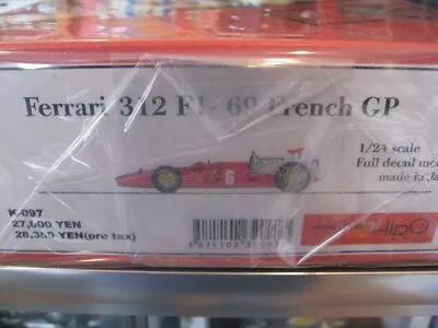 1/24 Model Factory Hiro MFH Ferrari 312 F1 69 Franch GP K097 Unassembled • $290.07