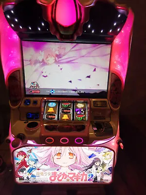 Puella Magi Madoka Magica 2 Panel Pachi-Slot Pachinko Machine Japan Token Play • $799.99