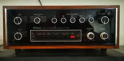 McIntosh C33 Solid State Stereo Preamplifier (Serviced & Restored) • $3399.95